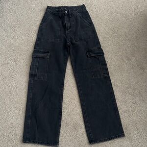 Black Cargo jeans